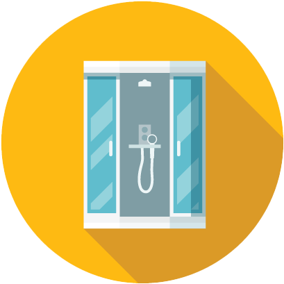 Pose de douche